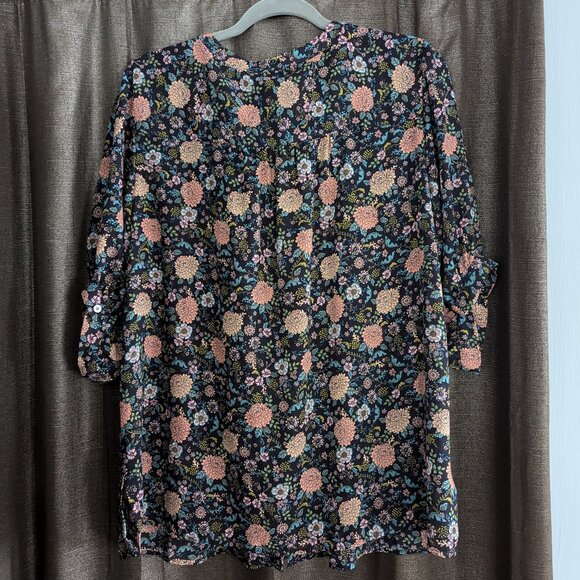 LOFT Floral Print Blouse - Picture 2 of 4